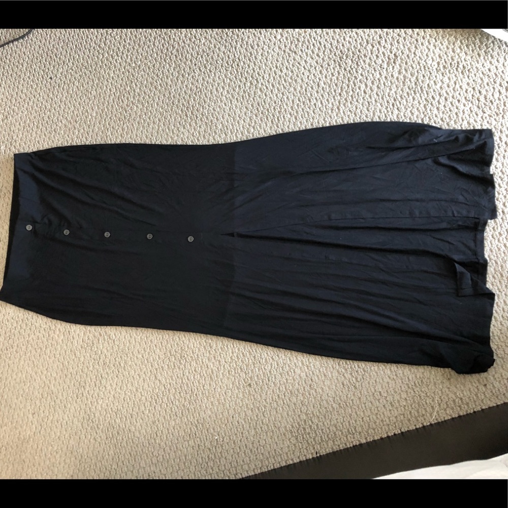 Maxi skirt with buttons and slit from ASOS